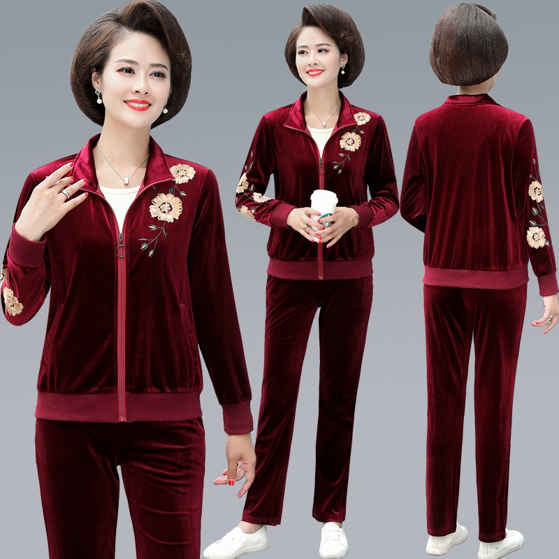 Bộ nhung trung niên nữ