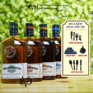 Dầu gội xả tắm 3N1 18.21 Man Made Wash chính hãng USA 533ml - Mùi hương Sweet Tobacco Aroma, Vanilla, Absolute Mahogany