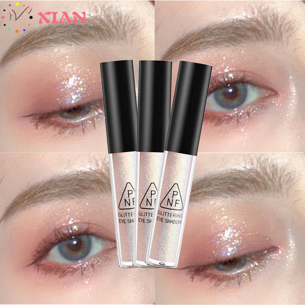 [Hàng mới về] Phấn mắt dạng lỏng kim tuyến lấp lánh chống thấm nước lâu trôi tiện dụng