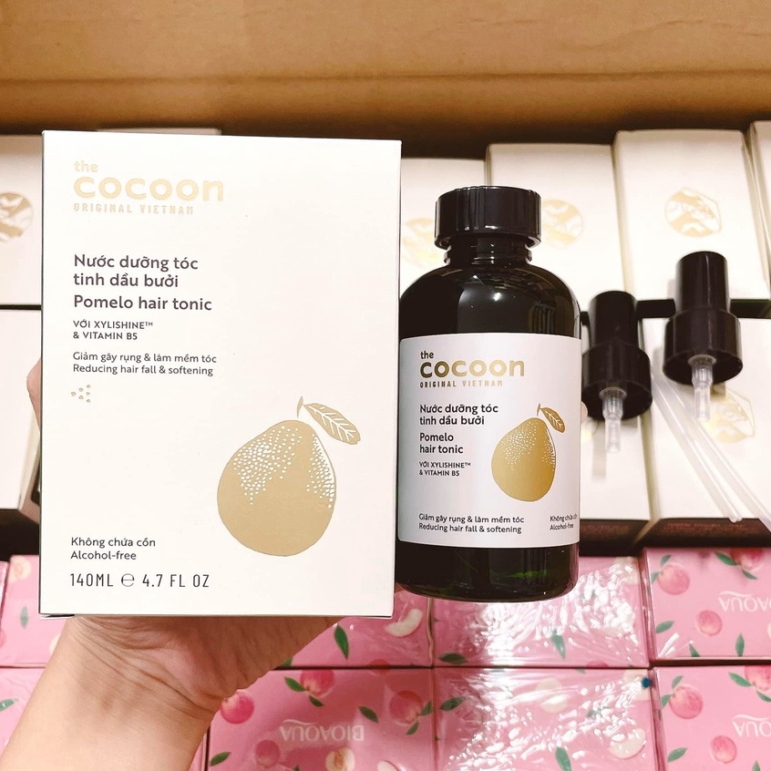 Nước dưỡng tóc tinh dầu bưởi (pomelo hair tonic) Cocoon 140ml