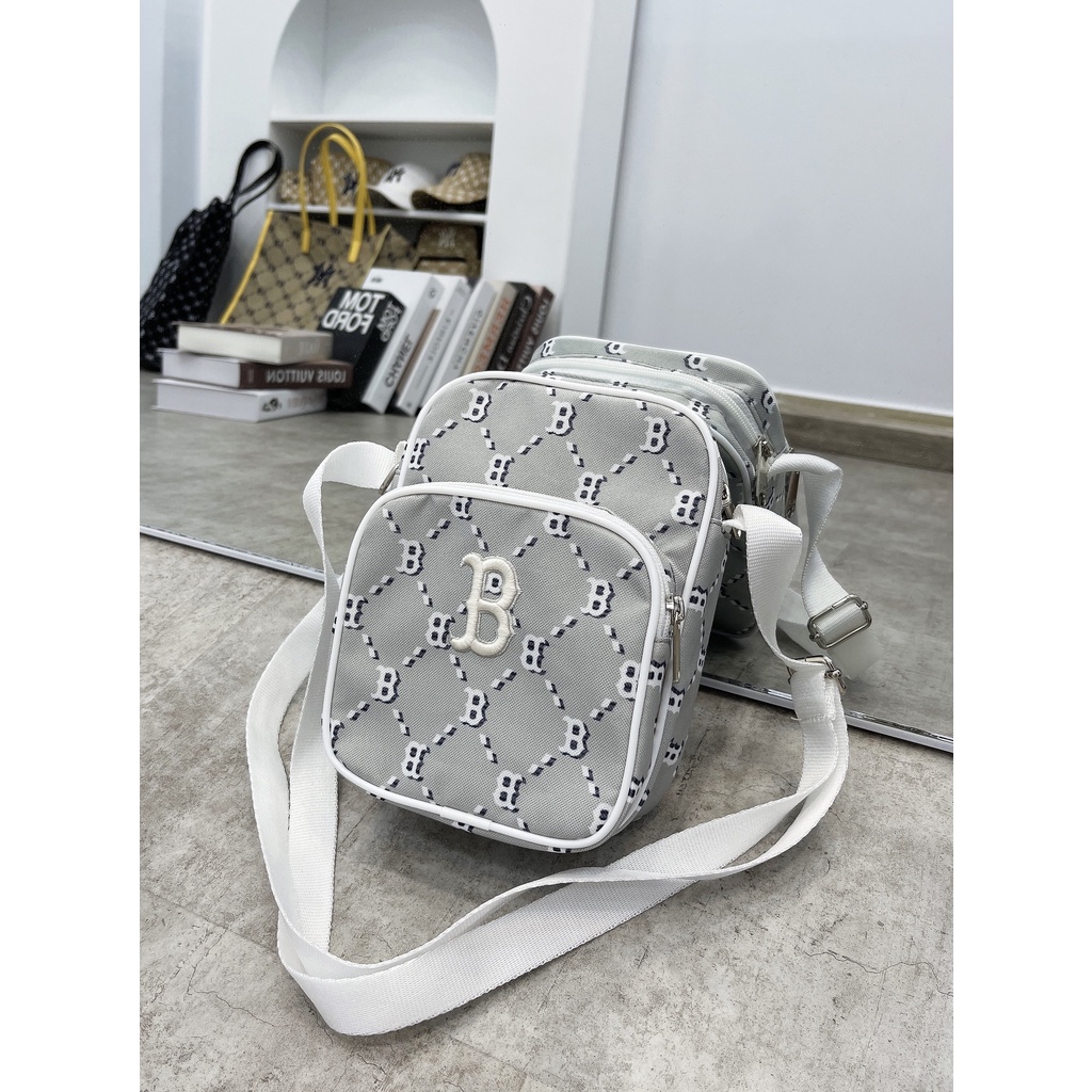 Túi đeo chéo minibag NY MLB Monogram Rainbow XUẤT DƯ FULL TEM TAG