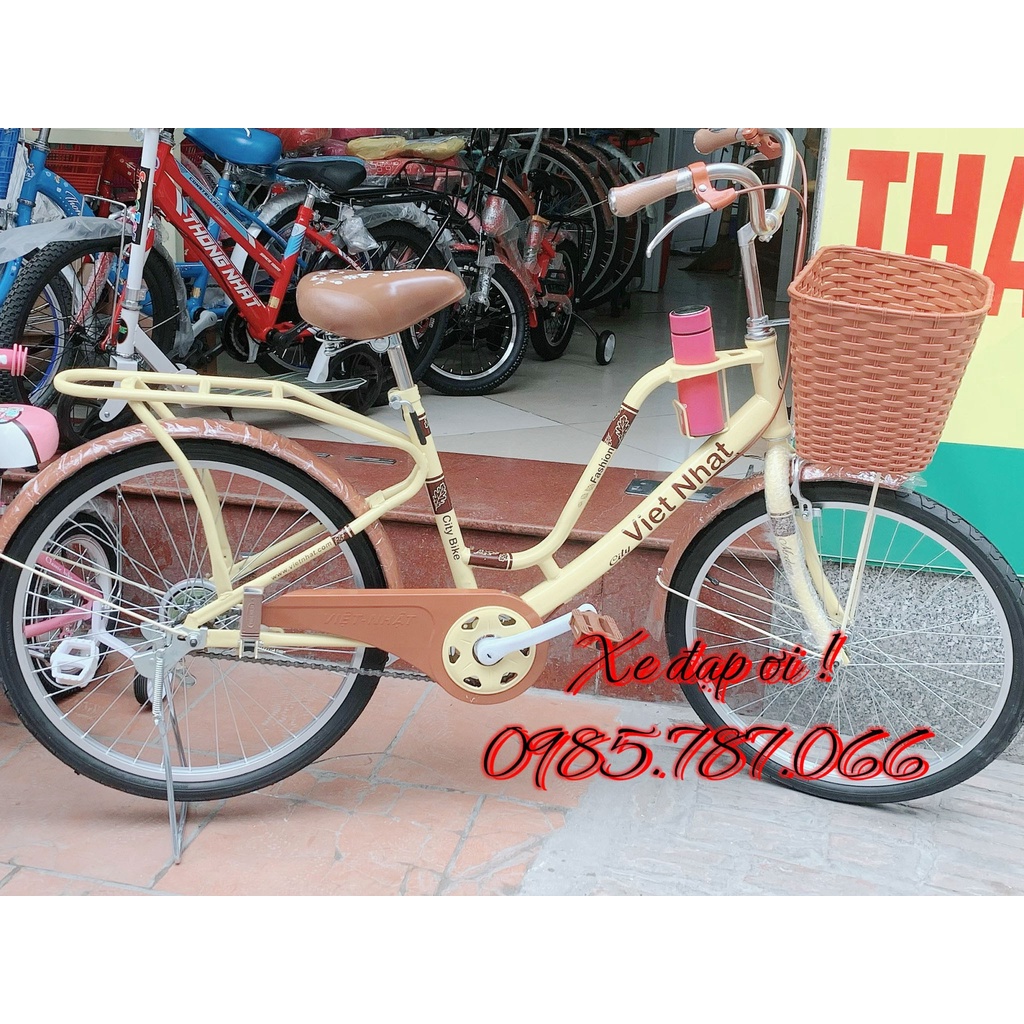 Xe đạp Việt Nhật , bền đẹp sang trọng - xe đạp người lớn nữ size 24,26