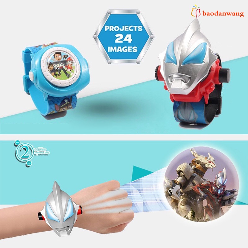 Đồng Hồ Chiếu Hoạt Hình 3d 24 Khung Cho Bé