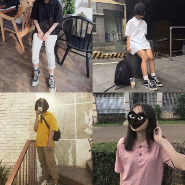 Polo Basic Tay Lở Kèm Hình Thật