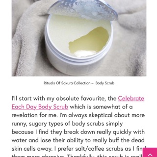 Tẩy da chết body Rituals
