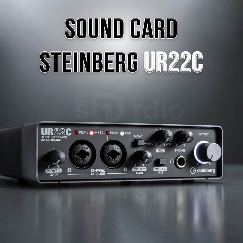 Sound card Steinberg UR22C - Sound card thu âm