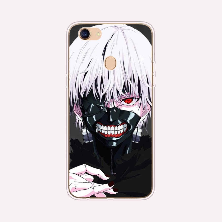 Ốp Lưng Điện Thoại Bằng Silicone Tpu Mềm Hình Tokyo Ghoul Cho Oppo A39 / A57 / Reno / 2 / A12 / A83 / F5 / F7 / A73