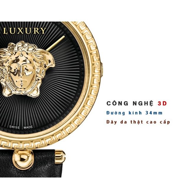 ĐỒNG HỒ NỮ LUXURY DÂY DA THẬT MẶT 3D | BigBuy360 - bigbuy360.vn