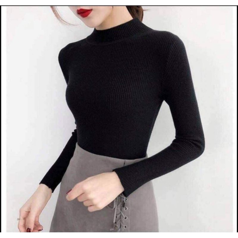 áo len cổ 3p