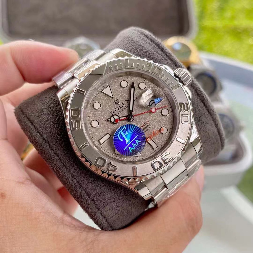 {Có Hộp} Đồng Hồ Quartz Rolex Chính Hãng Thiết Kế Sang Trọng Chống Nước Cho Nam