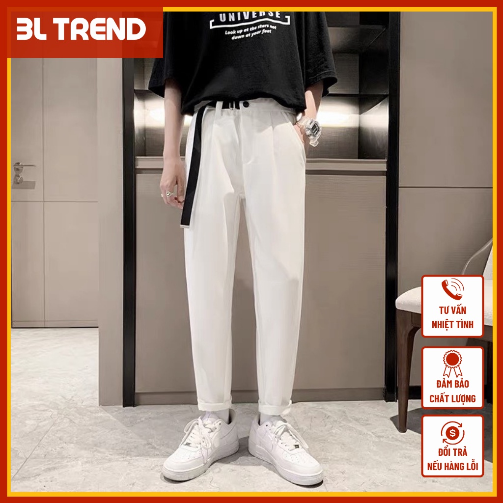 Quần baggy nam ống rộng ,Quần tây nam hàn quốc from rộng đep 3l trend