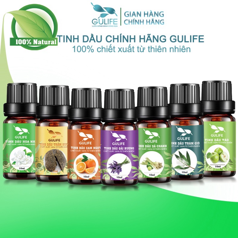 Tinh Dầu Thiên Nhiên Cao Cấp Lifecare - Sả Chanh, Hoa Anh Thảo, Lavender, Cam Ngọt, Tuylip, Dầu Tràm, Bạc Hà, Tràm Gió