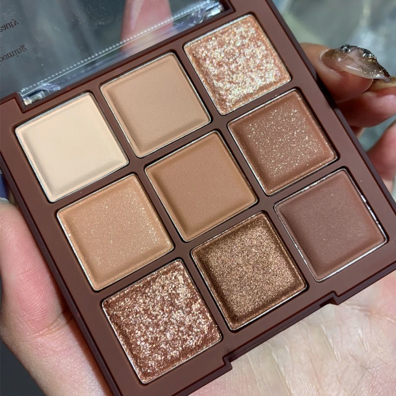 COLOURPOP Bảng Phấn Mắt 9 Màu Sắc Tông Lì/Hiệu Ứng Ngọc Trai Chống Thấm Nước Và Mồ Hôi