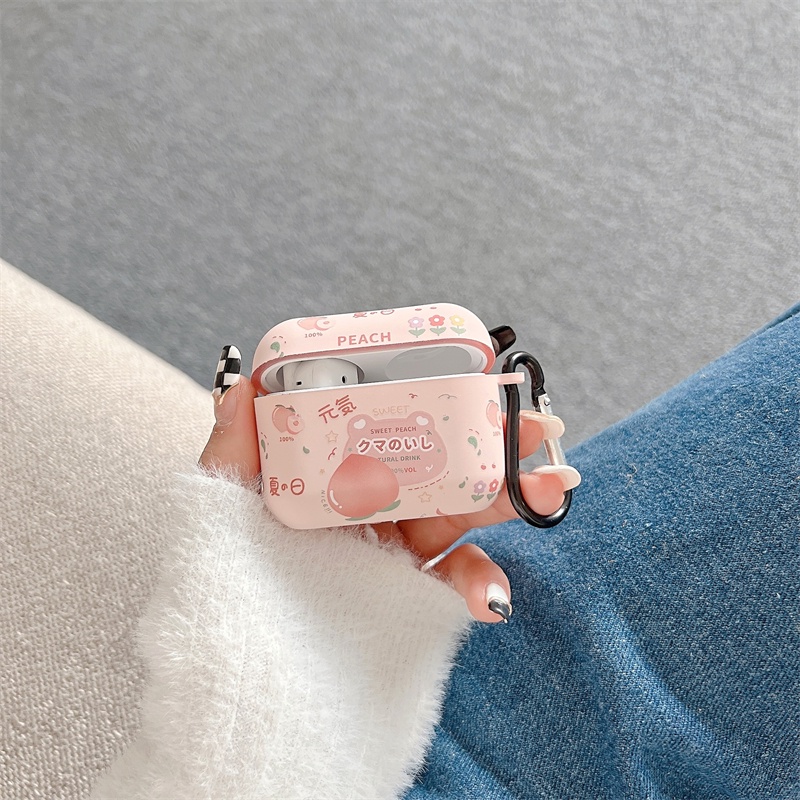 Vỏ Bọc Hộp Sạc Tai Nghe Không Dây Bluetooth Bằng tpu Mềm Mặt Nhám In Họa Tiết Hoạt Hình Dễ Thương Cho Huawei Honor Earbuds x2