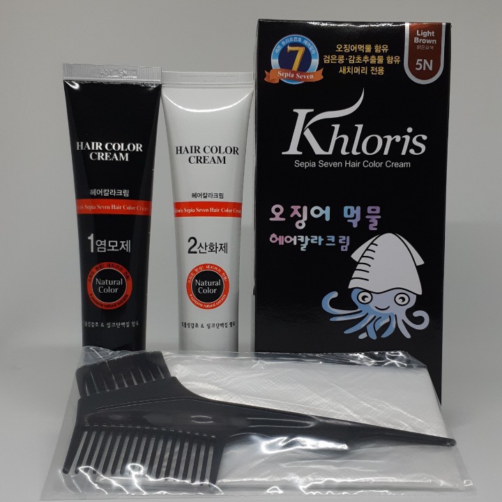 Thuốc nhuộm tóc phủ bạc thảo dược r&b Henna Khloris 60mlx2