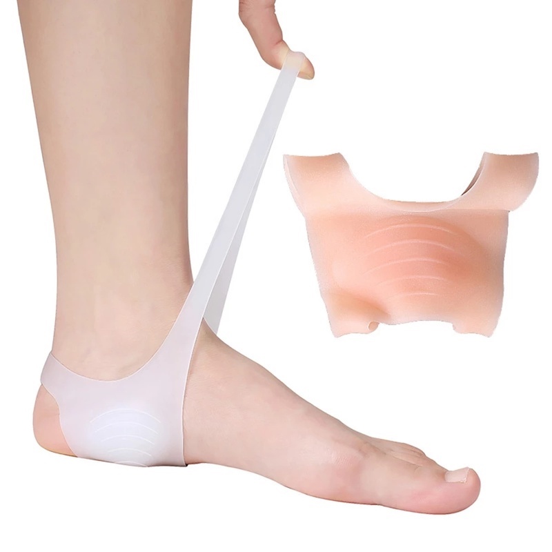 1 Cặp Đệm Silicone Lót Giày Hình Chữ O Chỉnh Hình Bàn Chân Giảm Đau Dành Cho Nam Và Nữ