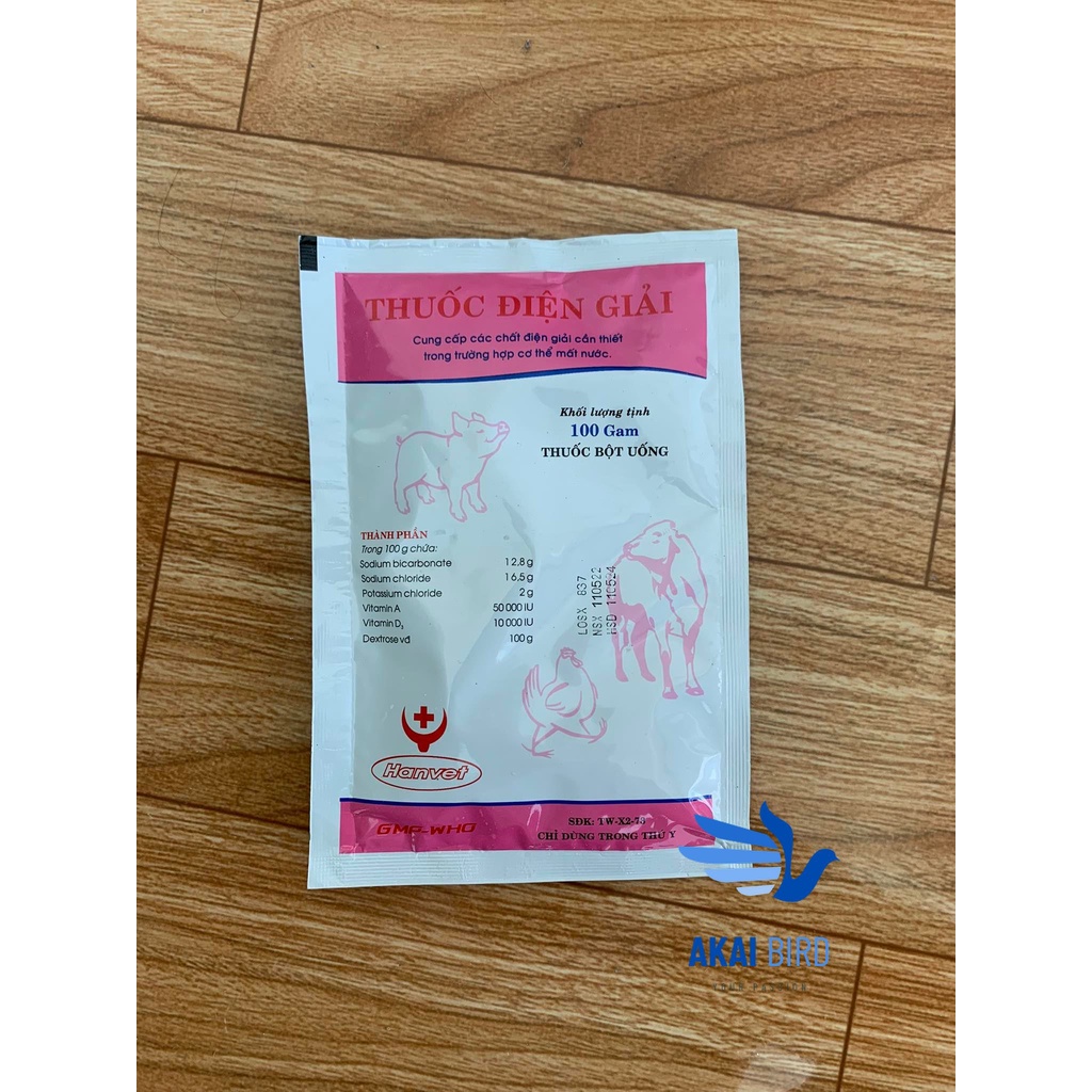 Combo Vitamin ADE B-complex C &amp; Điện Giải Cho Vẹt, Chim Cảnh, Gà, Vịt...