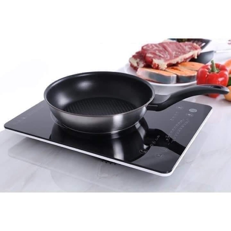 Chảo chống dính inox Fivestar - Dùng được bếp từ.