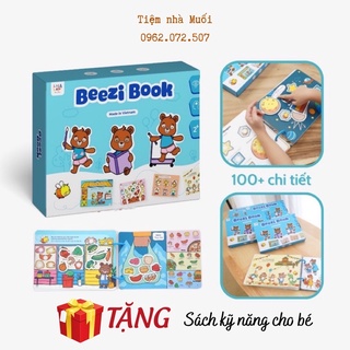 Học liệu bóc dán busy book cho bé Lalala baby nhiều chủ đề đa dạng, song ngữ Anh Việt