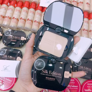 [HÀNG CHÍNH HÃNG-CÓ BILL] Phấn Phủ Dạng Nén Siêu Mịn Bourjois Silk Edition - Tone 52