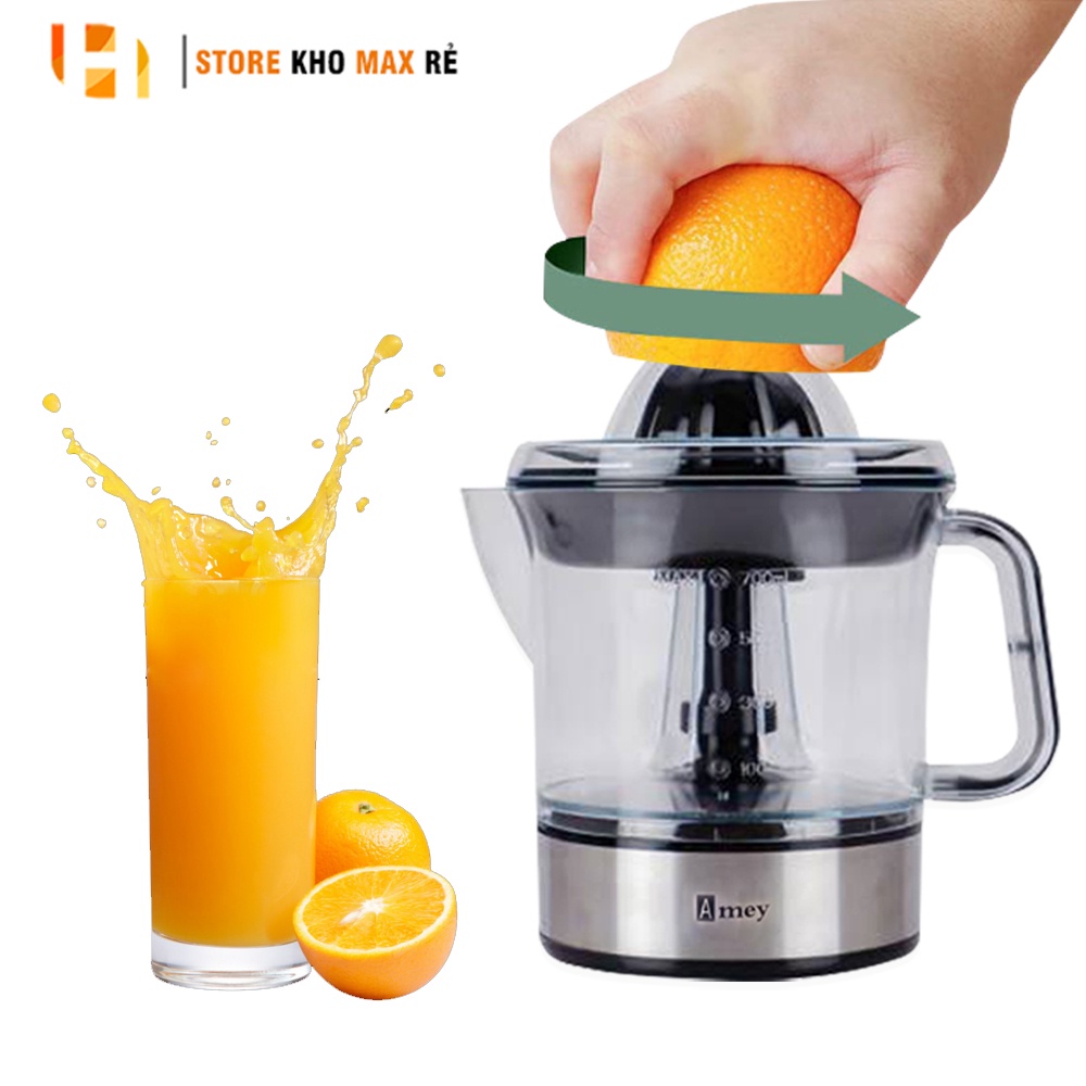 Máy Vắt Cam 2 Chiều AMEY Hàng Thương Hiệu Đức BH 24 Tháng, Máy Vắt Cam Tự Động Nhỏ Gọn Dung Tích 0.7L