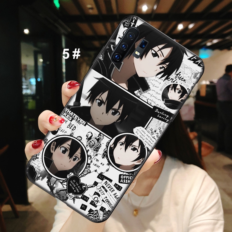 Ốp Điện Thoại Mềm Hình Sword Art Online Yx171 Cho Vivo Y12 Y15 Y30 Y50 Y19 Nex 3 S5 Iqoo X30 Pro 2020