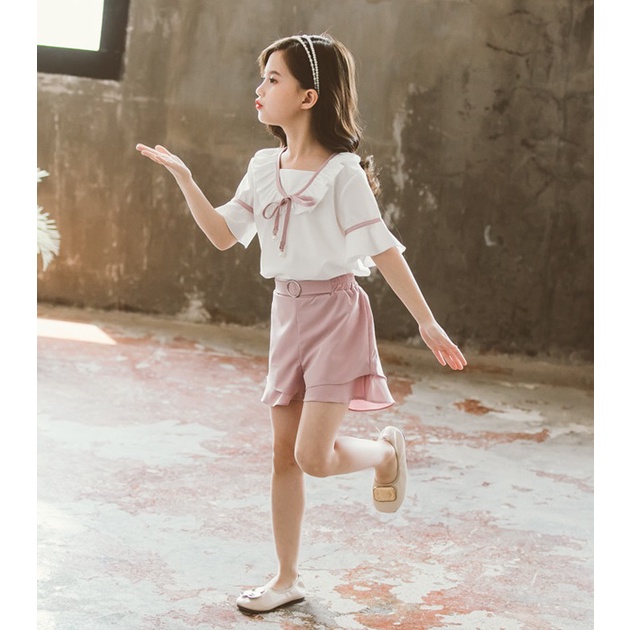 [SALE] BV31⚡Size110-160 (15-40kg)⚡set Bộ bé gái áo+quần⚡Thời trang trẻ Em hàng quảng châu freeship