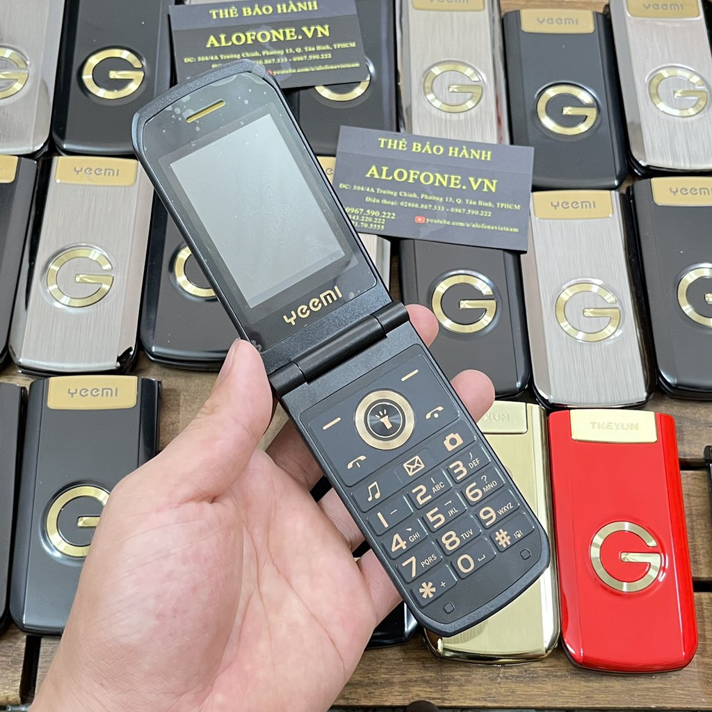 Điện Thoại Độc Nắp Gập Giả Giọng Nói Màn Hình Cảm Ứng G3 Có Đèn Led Vỏ Thép cứng chắc Sang Trọng | BigBuy360 - bigbuy360.vn