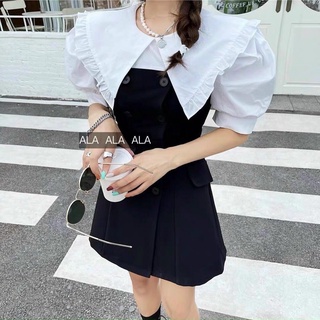 ĐẦM CỔ BÈO PHỐI NÚT