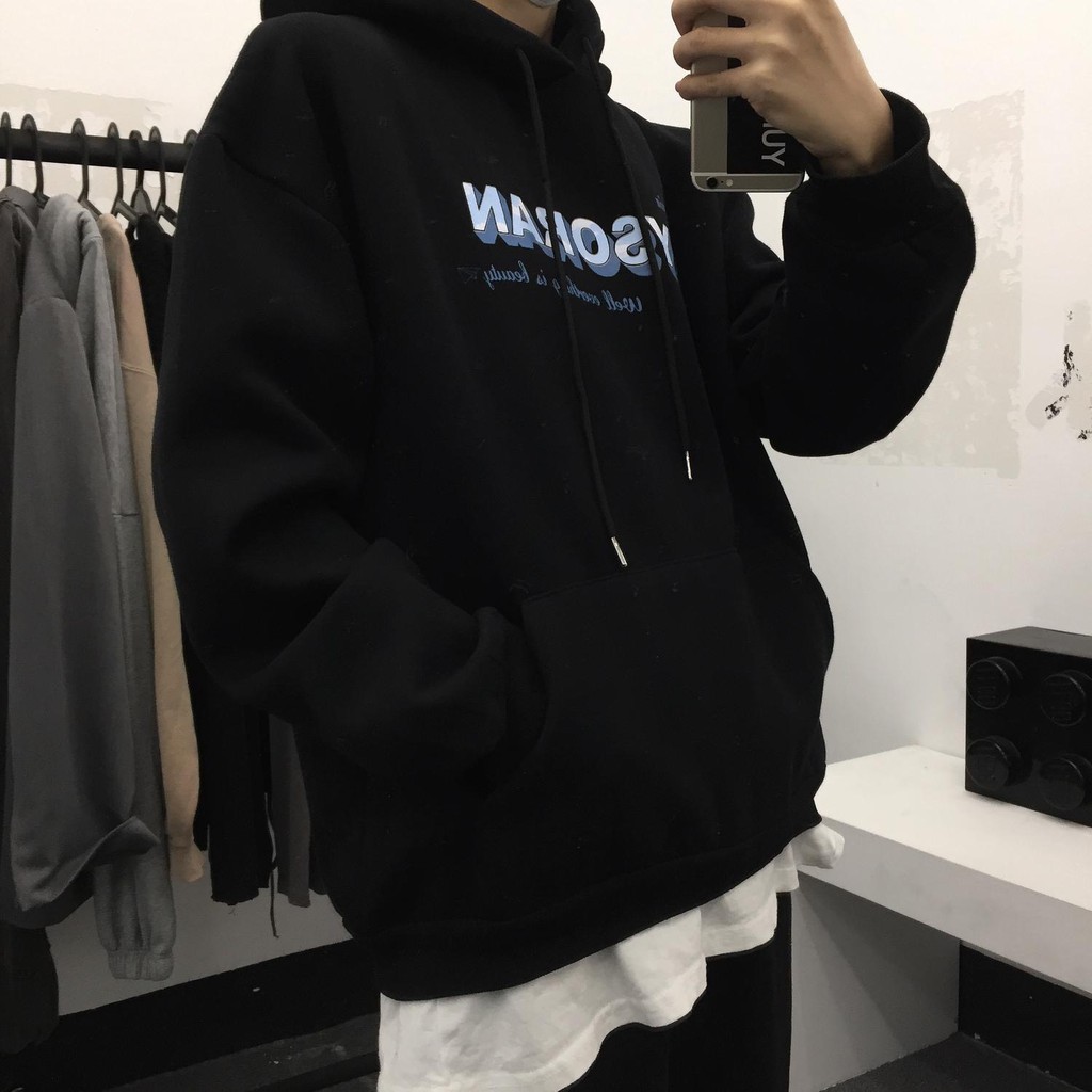 Áo khoác Hoodie Raysoran nỉ form rộng Unisex AHD 04