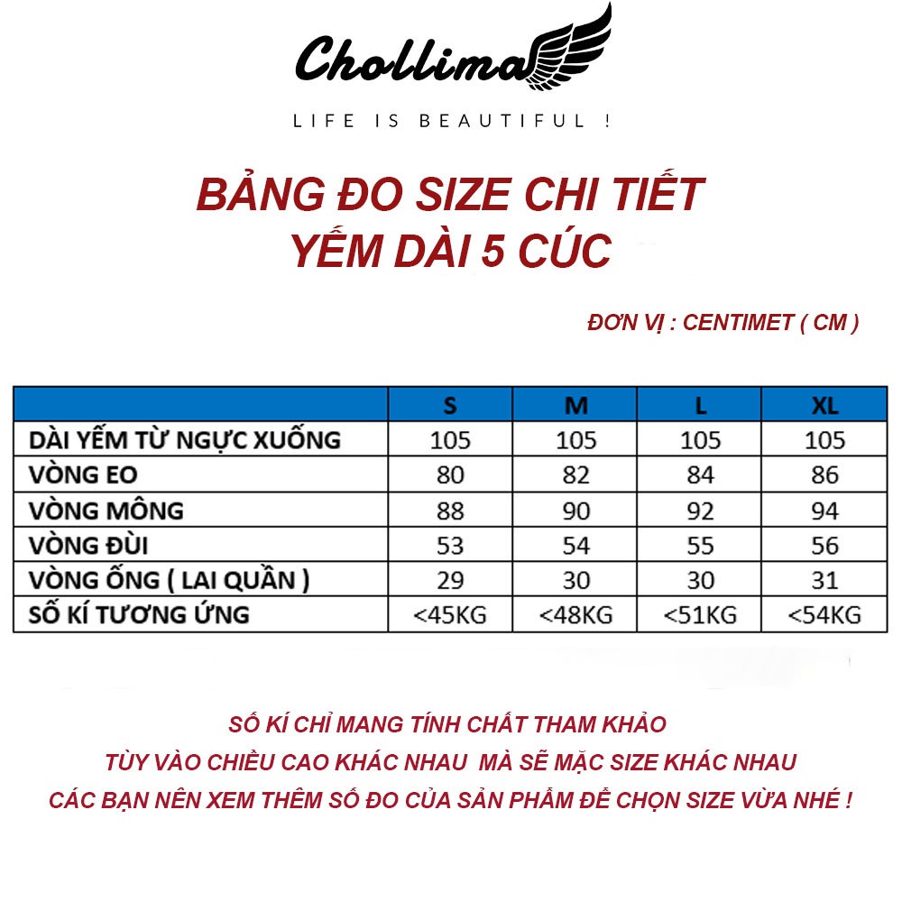 Yếm jean dài nữ Chollima 5 cúc YJ012 phong cách hàn quốc trẻ trung năng động