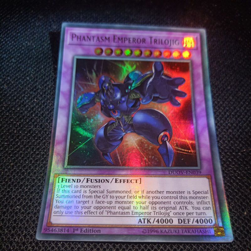 thẻ bài: Phantasm Emperor Trilojig - DUOV-EN039 - Ultra Rare 1st Edition
