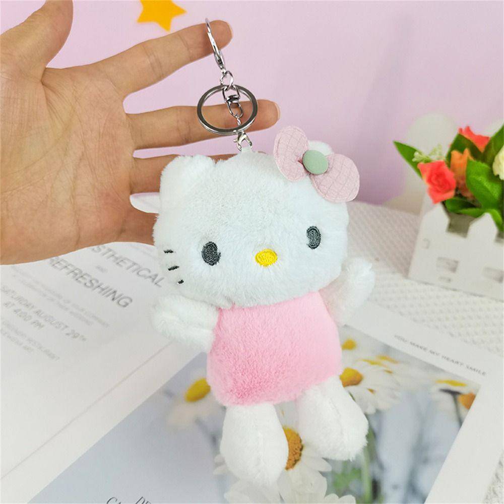 Móc Khóa Hình Đồ chơi nhồi bông Hello Kitty Dễ Thương