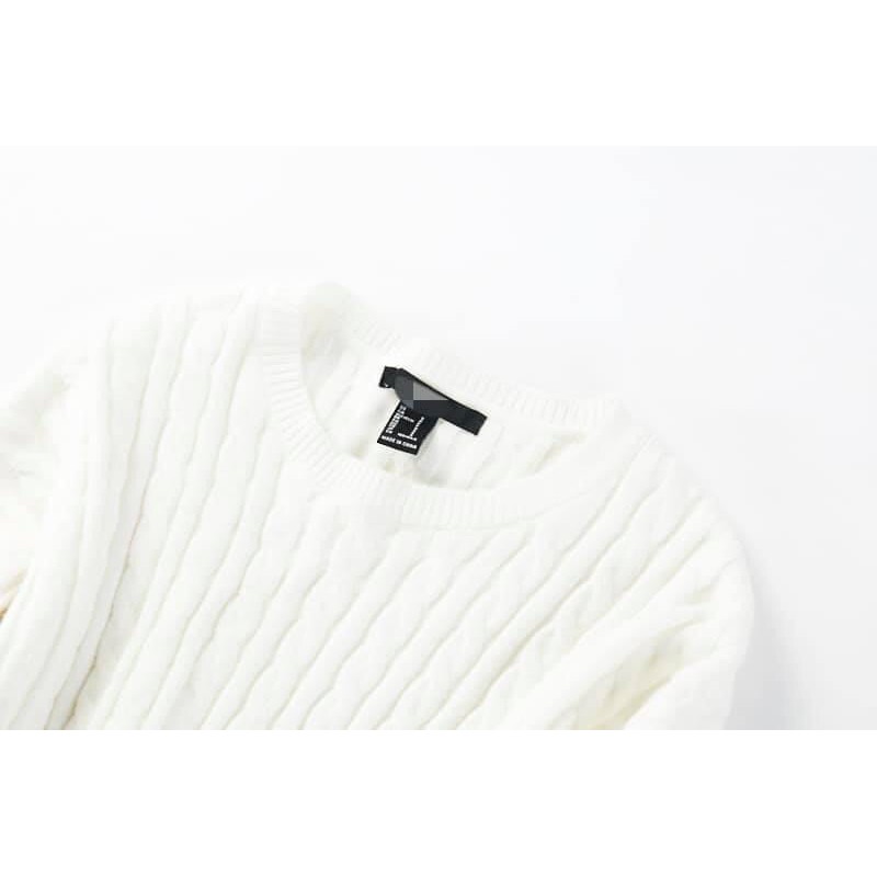 Áo len trắng Forever21
