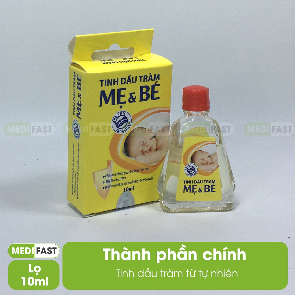 Tinh dầu tràm Mẹ và Bé giúp phòng gió - Ngừa cảm lạnh - Cảm cúm H5N1