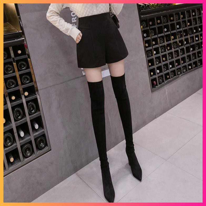 Quần Shorts Nữ cạp cao xinh xắn, Quần đùi nữ đứng form tôn dáng - MOONMY | BigBuy360 - bigbuy360.vn