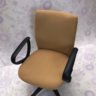 Computer chair covers solid color brief style elastic polyester fabric chair cover