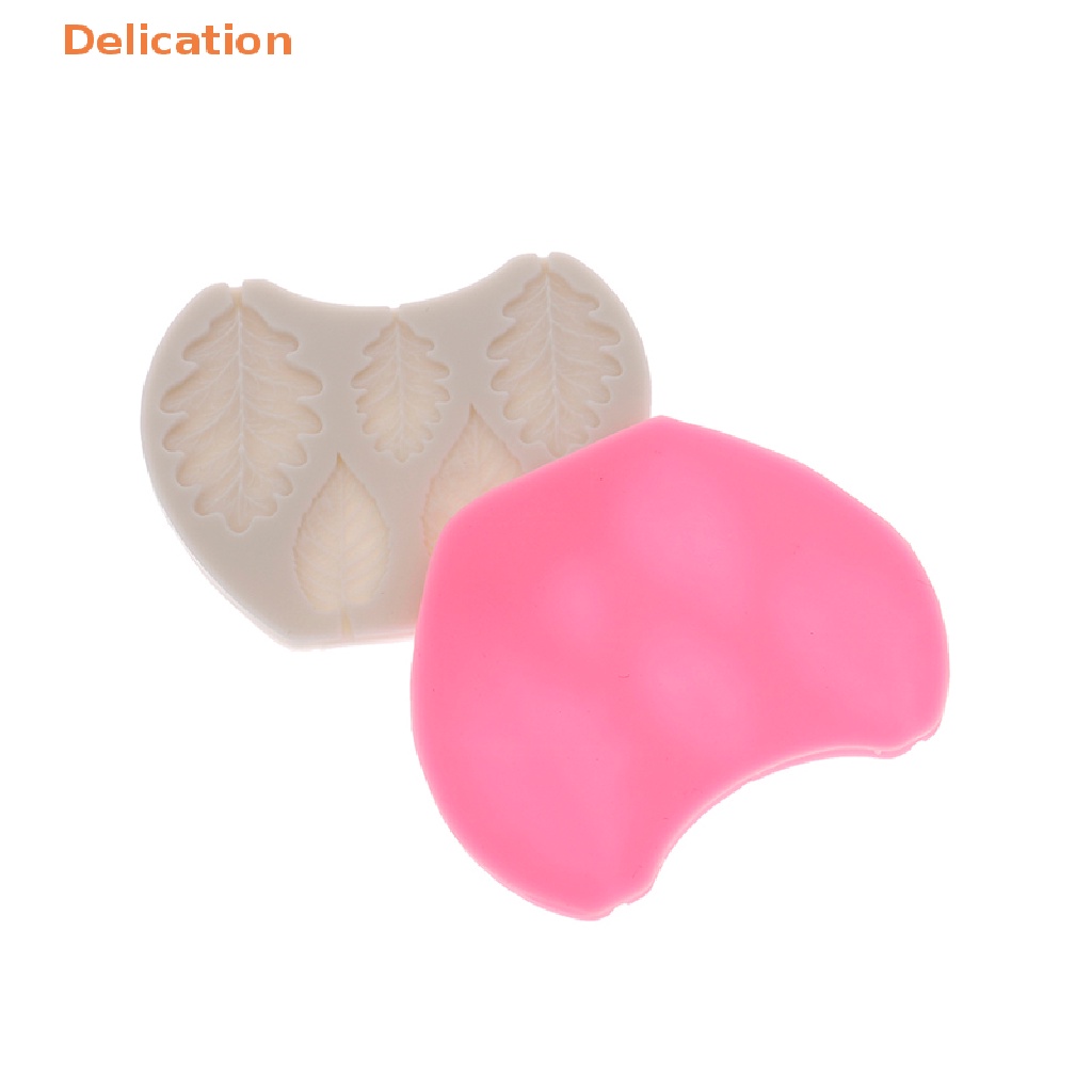 1 Khuôn Silicone Hình Chiếc Lá 3D