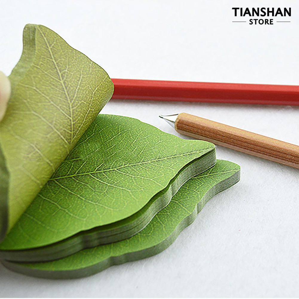 Giấy Ghi Chú Hình Chiếc Lá Sáng Tạo Độc Đáo