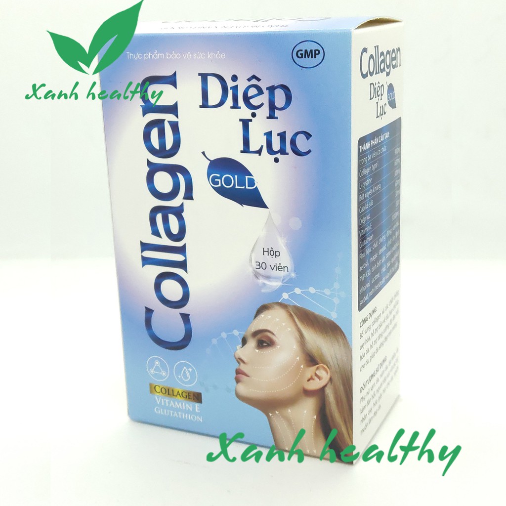 Viên uống Collagen Diệp Lục Gold (Cyan) giảm tàn nhang nám xạm da hiệu quả Hàng chính hãng | BigBuy360 - bigbuy360.vn