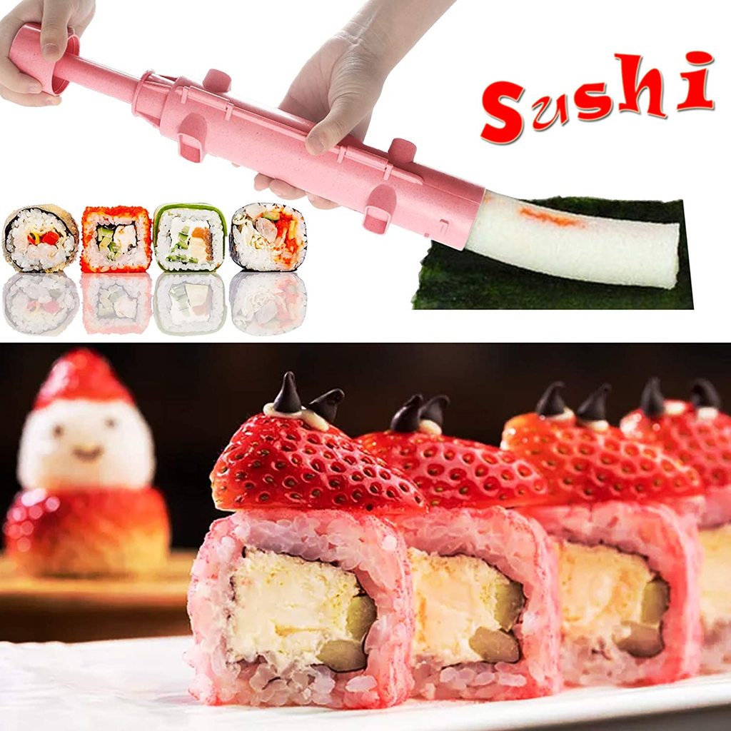 Bộ Dụng Cụ Làm Sushi Và Dụng Cụ Cuộn Sushi Tiện Dụng Cho Người Mới Bắt Đầu DIY