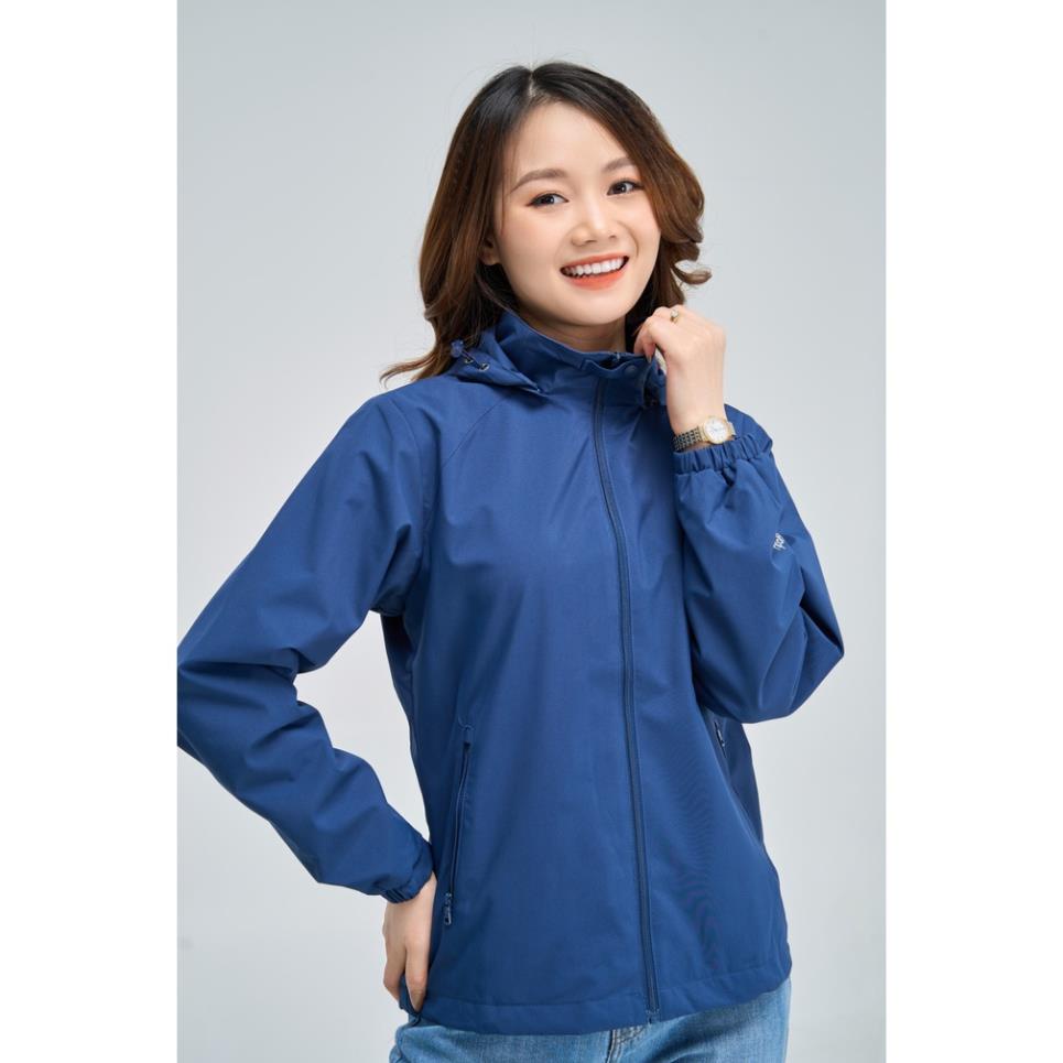 12.12 Xả Áo gió nữ phối lưng YODY 2 lớp ấm áp nhẹ cản gió cản bụi cản nước AKN4024 2021 *