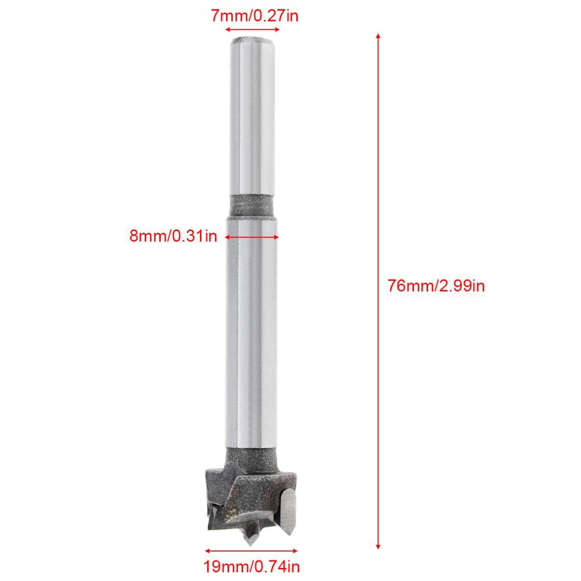 Mũi Khoan Lỗ Hợp Kim Nhôm 19mm