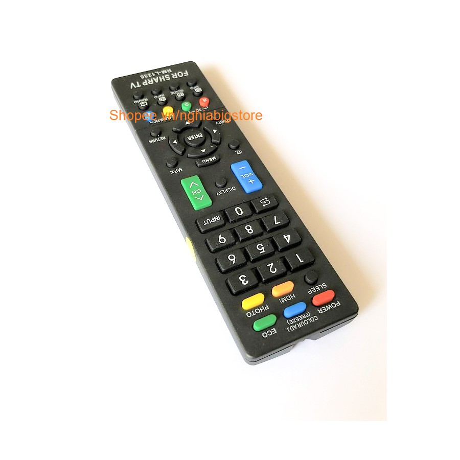 Remote Điều Khiển Tivi SHARP, TV LED, LCD RM-L1238