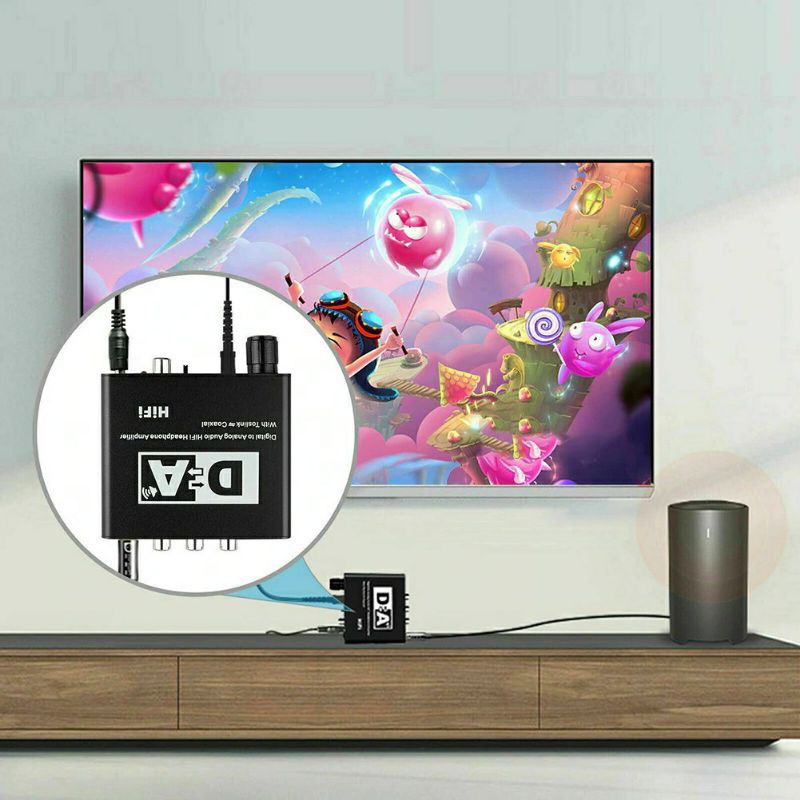 Bộ chuyển đổi Âm Thanh Cổng quang Optical sang Audio AV - R/L, Cổng 3,5 Hỗ Trợ Tv 4k Loại 1