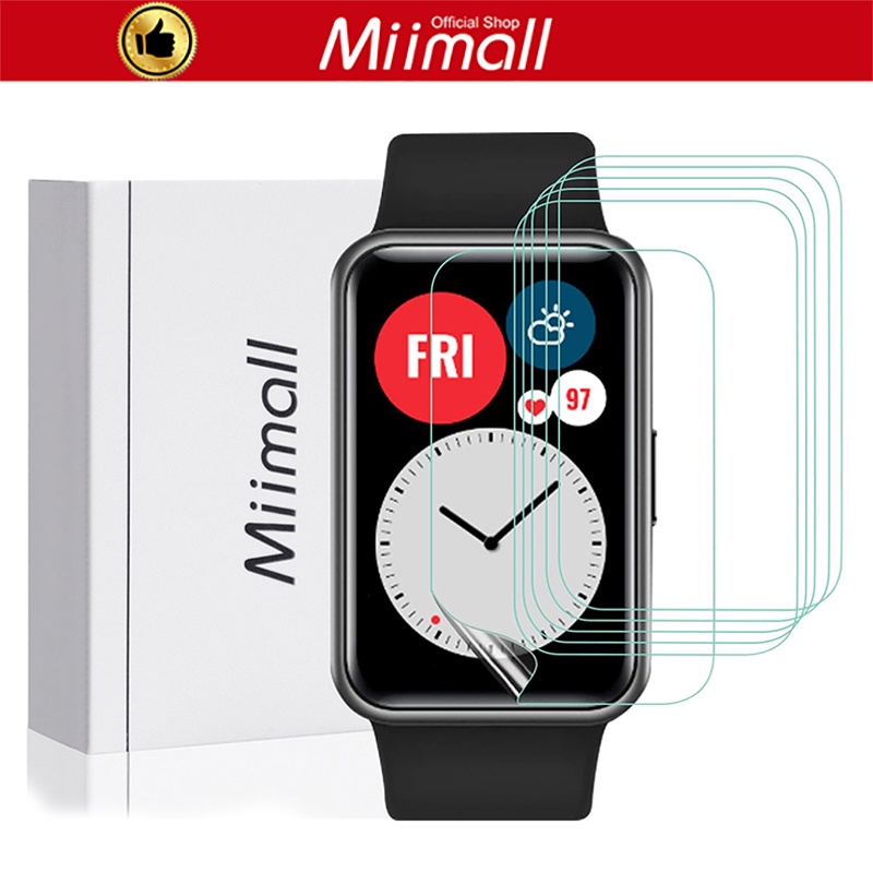 Miimall Set 6 Kính Cường Lực Cao Cấp Cho Đồng Hồ Huawei Watch Fit Ia-B09