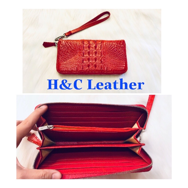 Ví da cá sấu thật 1 khuôn nhỏ