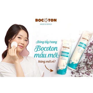 Bông tẩy trang Bocoton Pháp 100 miếng (mẫu bông mới)