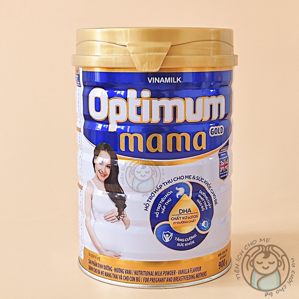 Sữa bầu Optimum Mama Gold 900g Vinamilk cho phụ nữ mang thai