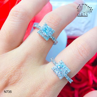 Nhẫn bạc nữ đính đá thiết kế cao cấp Orin N735